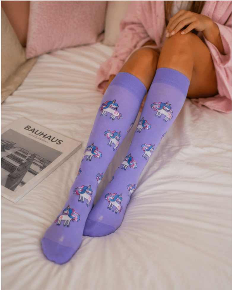 Chaussettes de Compression à Motifs